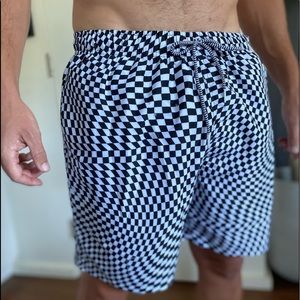 Men’s swim trunks with inner lining. Size XL, new
